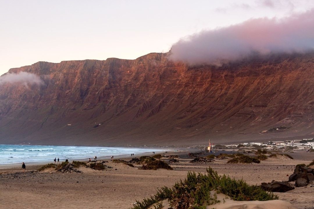 El risco de Famara atardecer